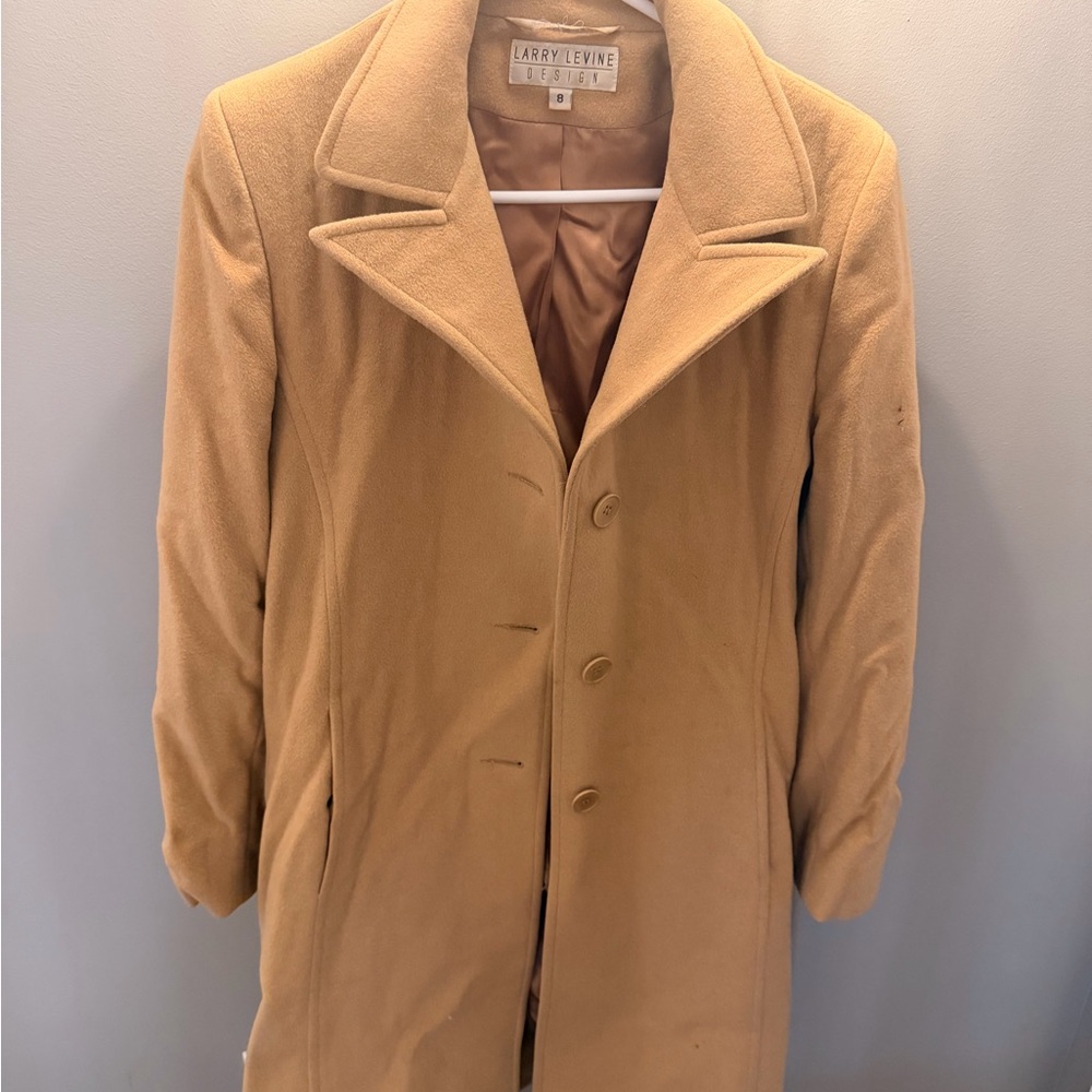 Larry Levine Women's Tan Coat
